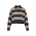 Blue Striped Polo 1