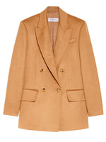 Brown Double-breasted Blazer 1