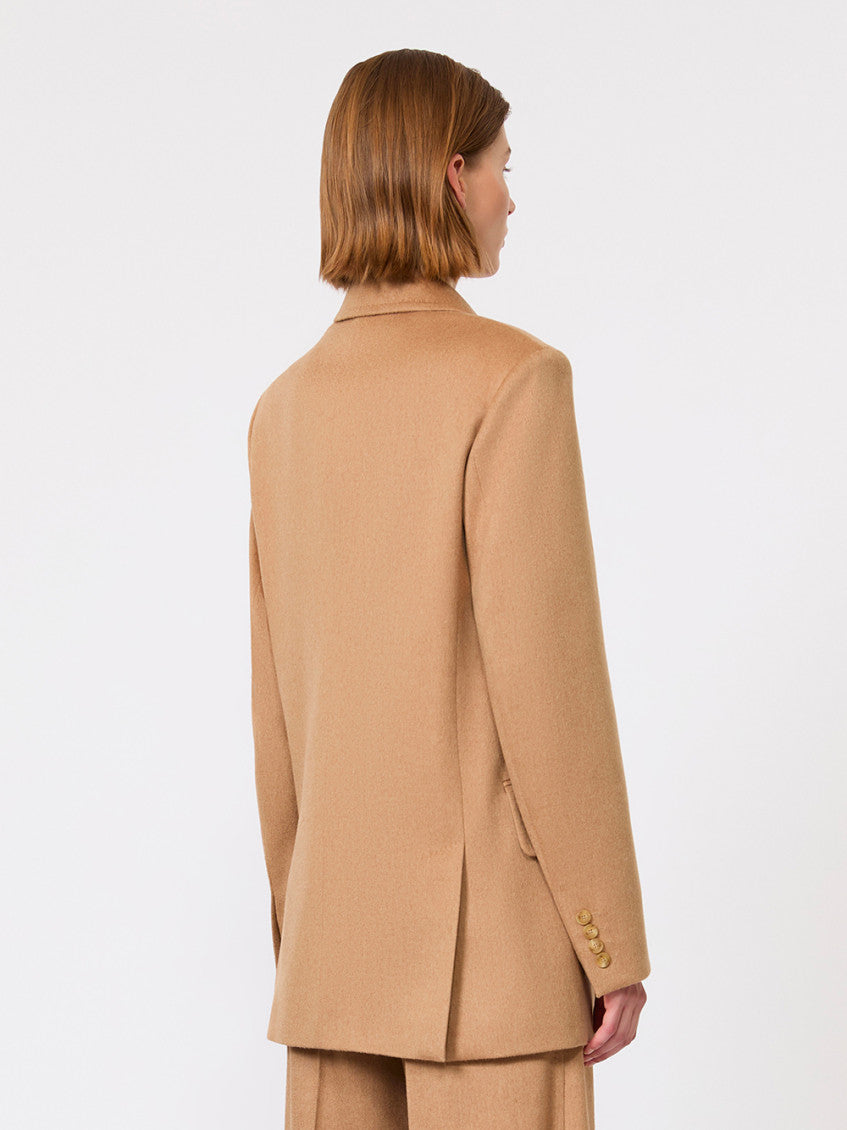 Brown Double-breasted Blazer 3