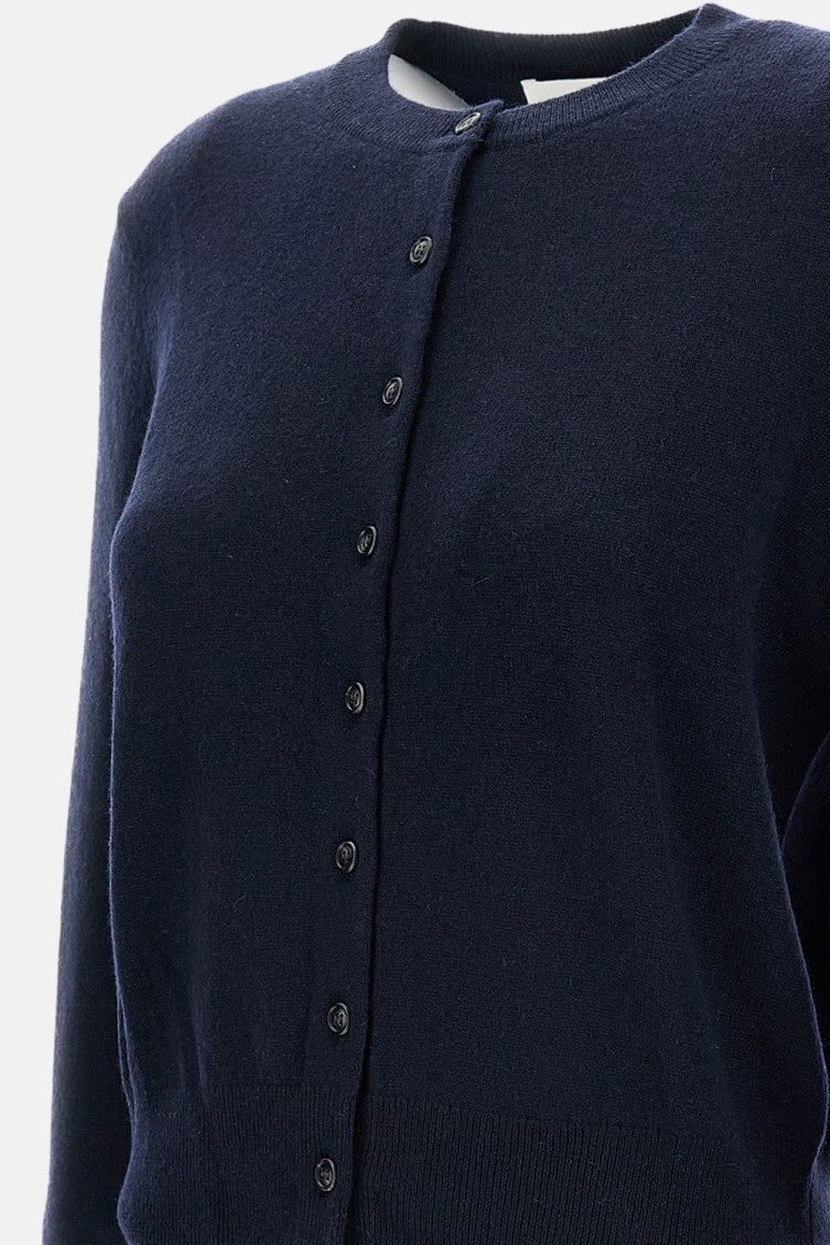 Dark Blue Knitted Cardigan 3