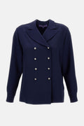 Navy Blue Silk Shirt 1