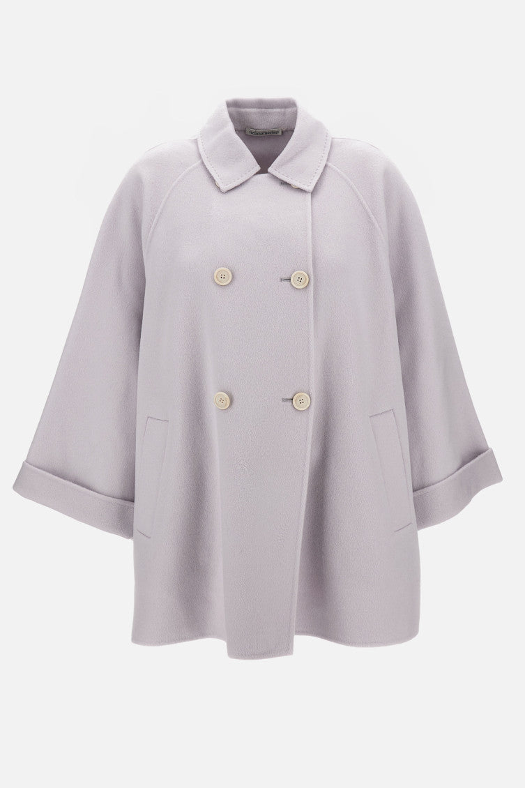 Grey Double-breasted Coat 1