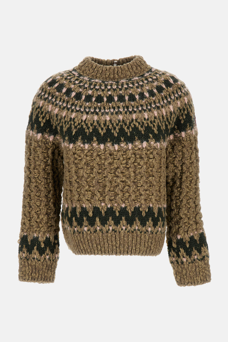 Brown Patterned Sweater 1