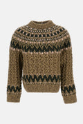 Brown Patterned Sweater 1
