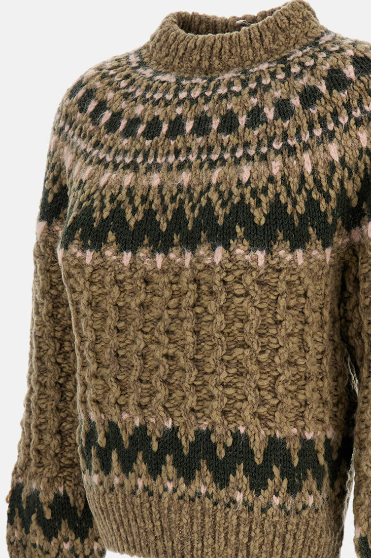Brown Patterned Sweater 3