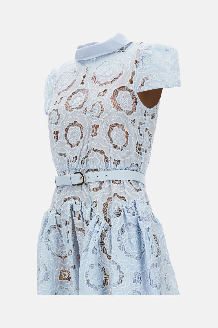 Blue Floral Lace Dress 2