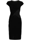 Black Lace Cut-out Midi Dress 1