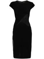 Black Lace Cut-out Midi Dress 1