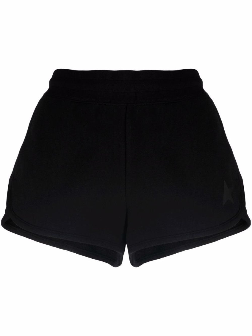 Black elasticated short-shorts Shorts 1