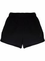 Black elasticated short-shorts Shorts 1