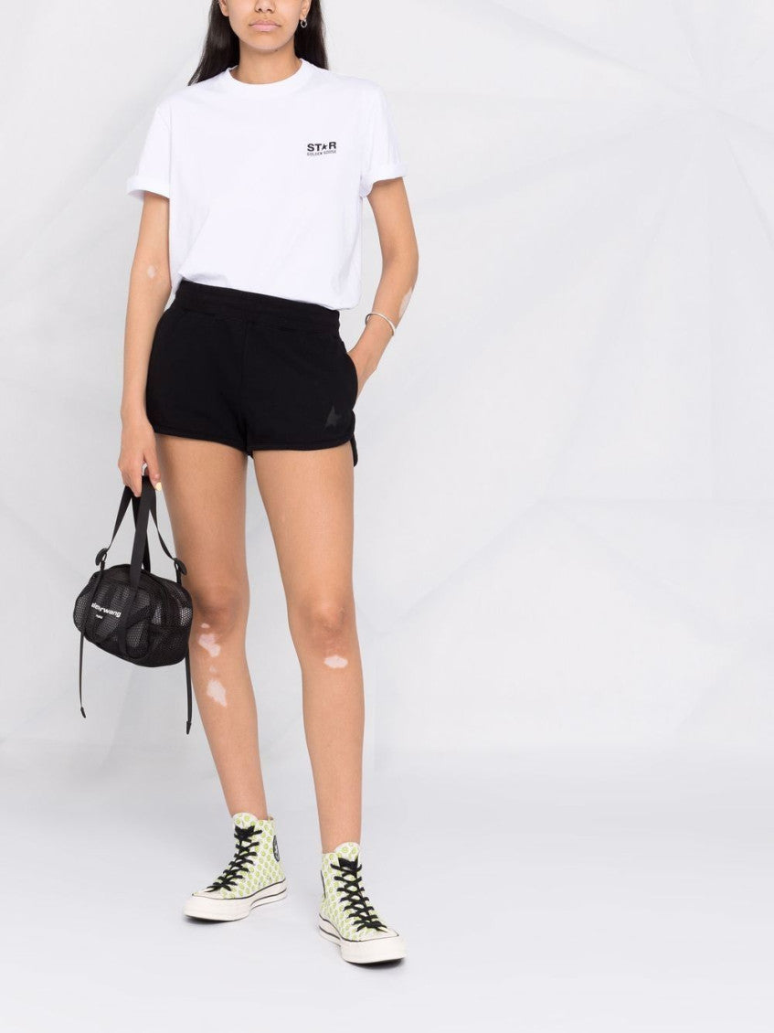 Black elasticated short-shorts Shorts 2