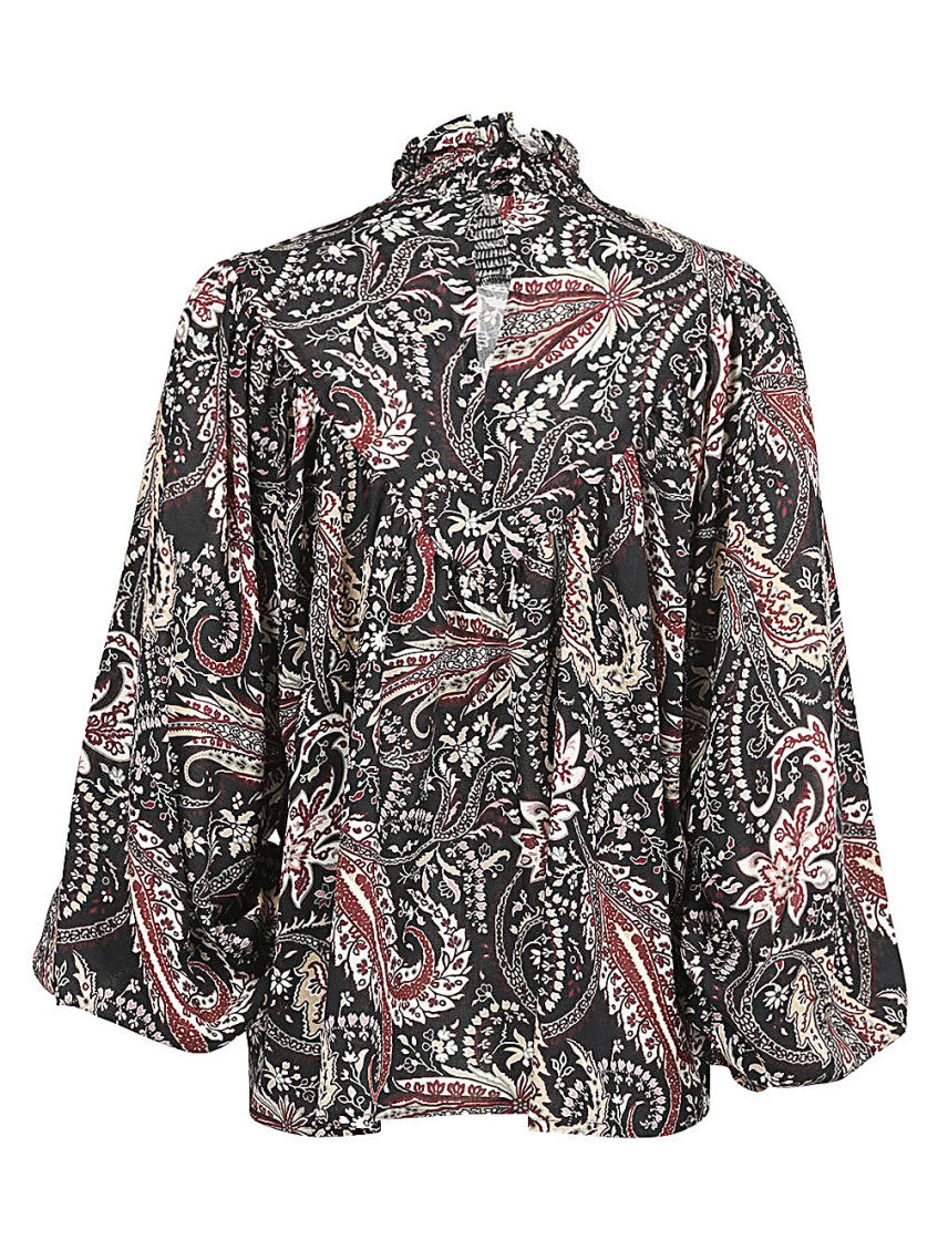 Black Paisley Print Shirt 2