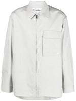 Grey Zip-up Shirt 1