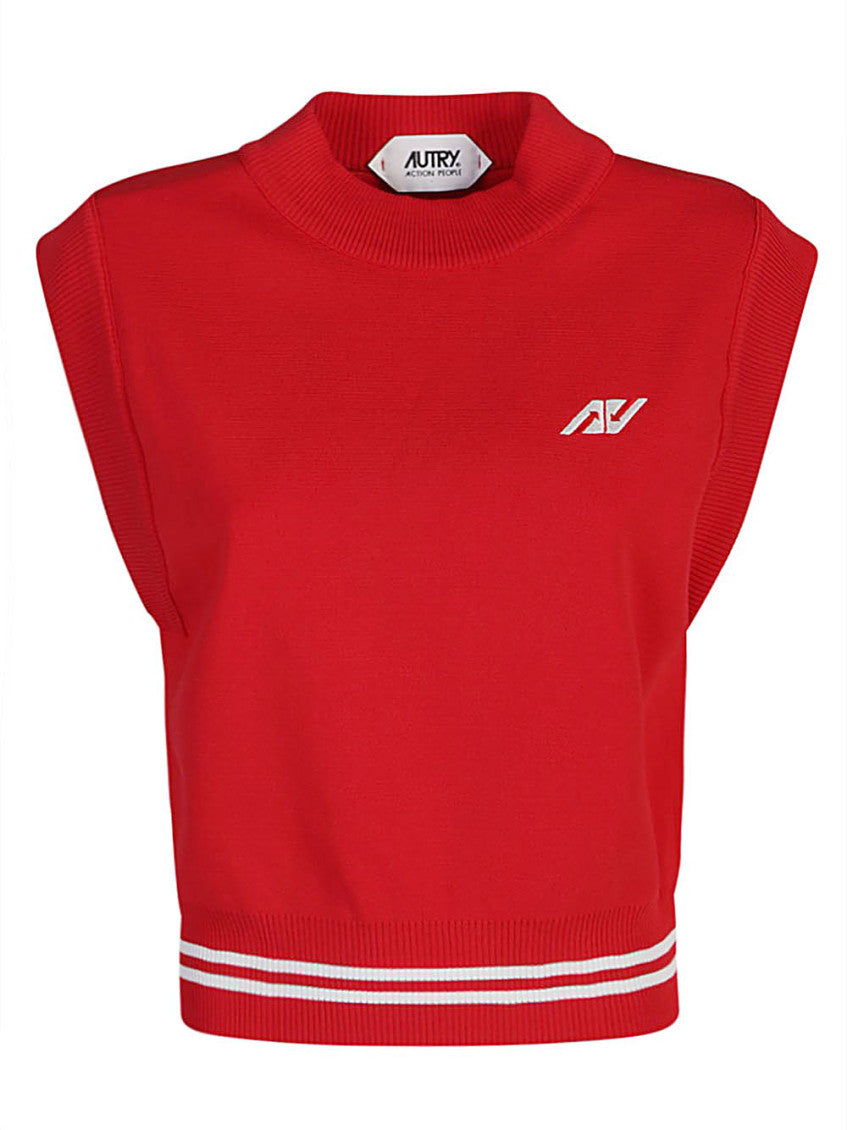 Red Logo Vest 1