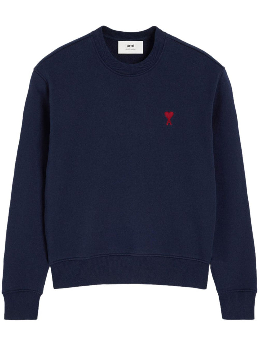 Navy Blue Logo Sweatshirt 1
