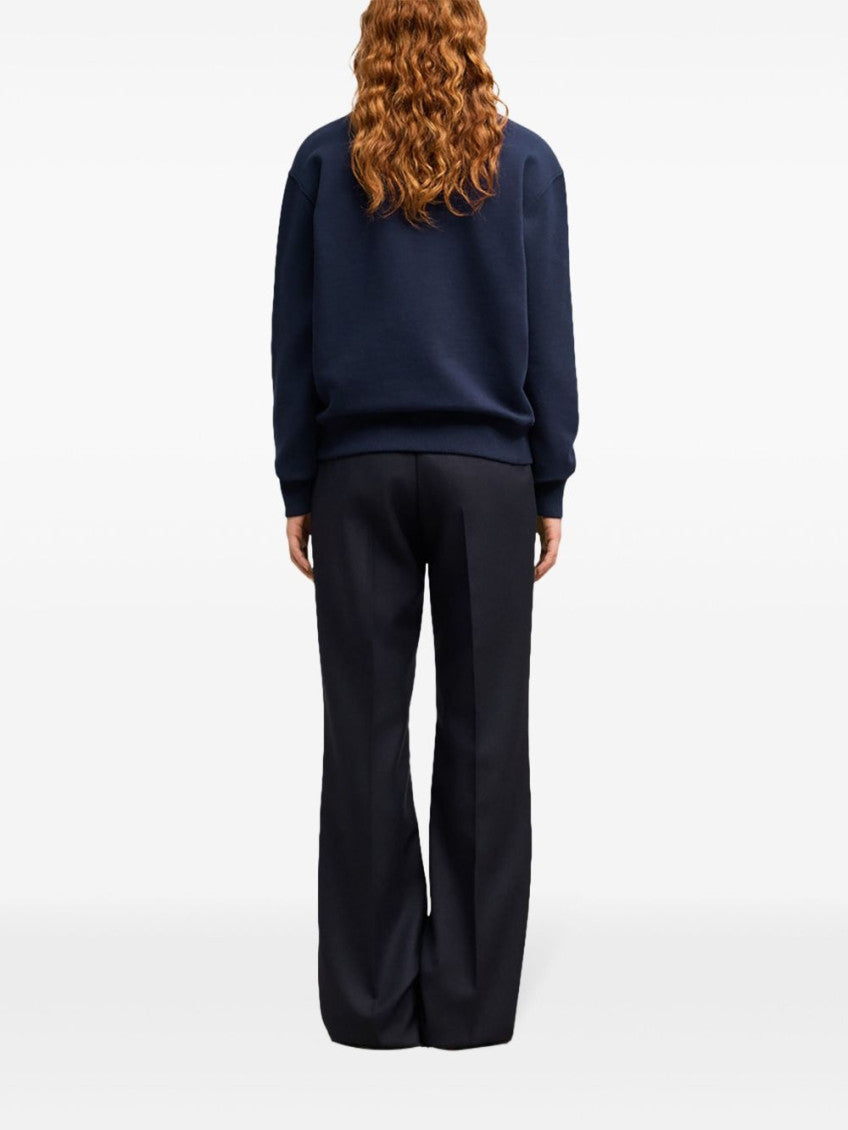 Navy Blue Logo Sweatshirt 3