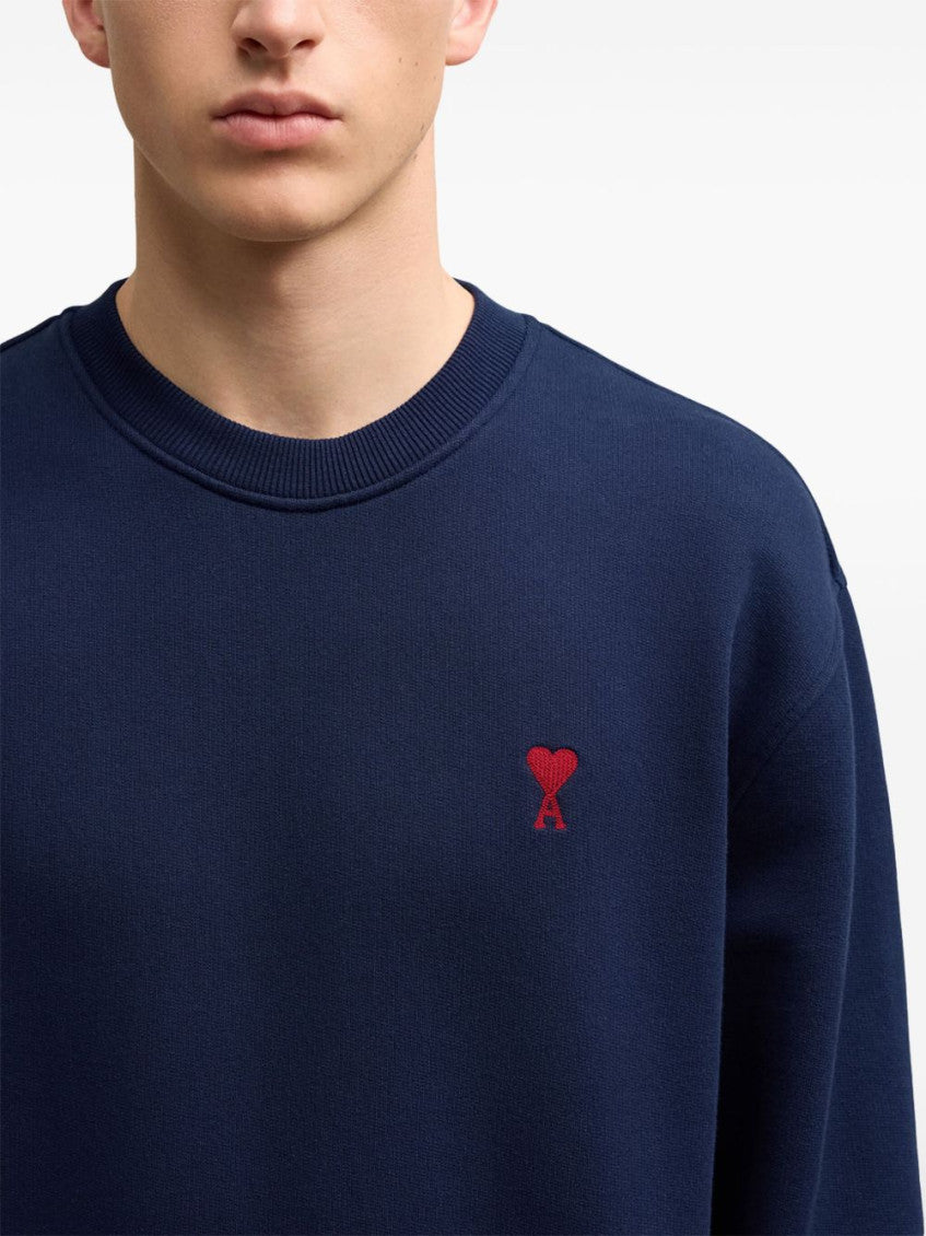 Navy Blue Logo Sweatshirt 4