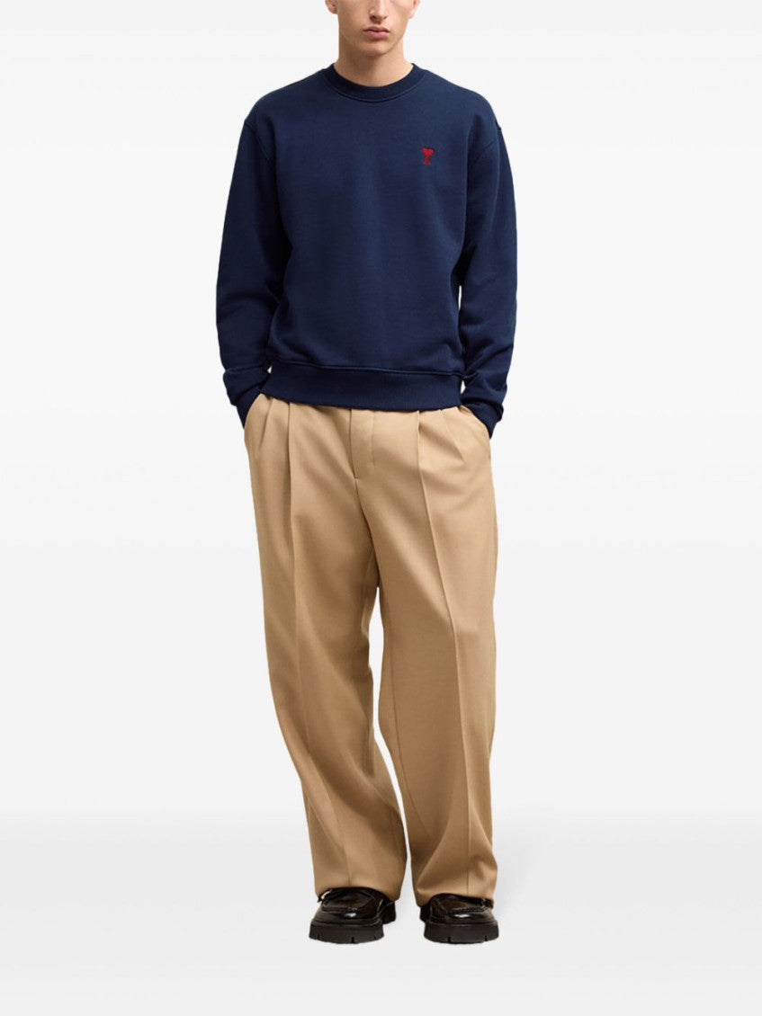 Navy Blue Logo Sweatshirt 5