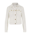 White Cotton Denim Jacket 1