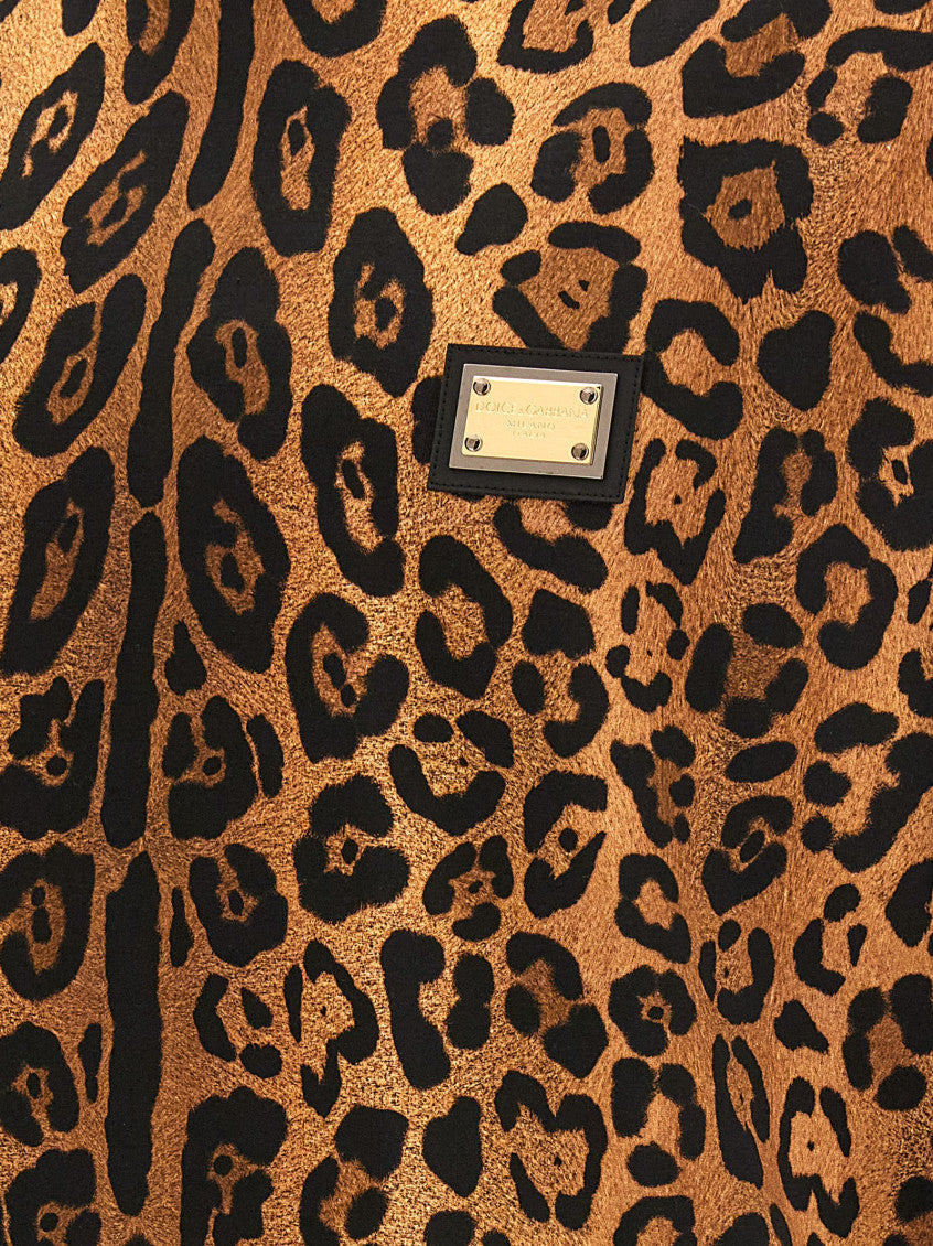 Brown Leopard Print T-shirt 4