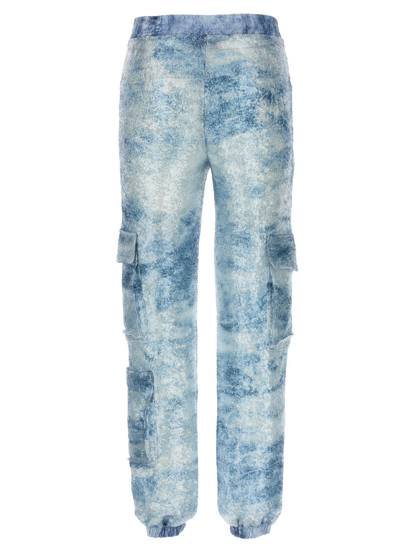 Light Blue Robi Cargo Pants 2