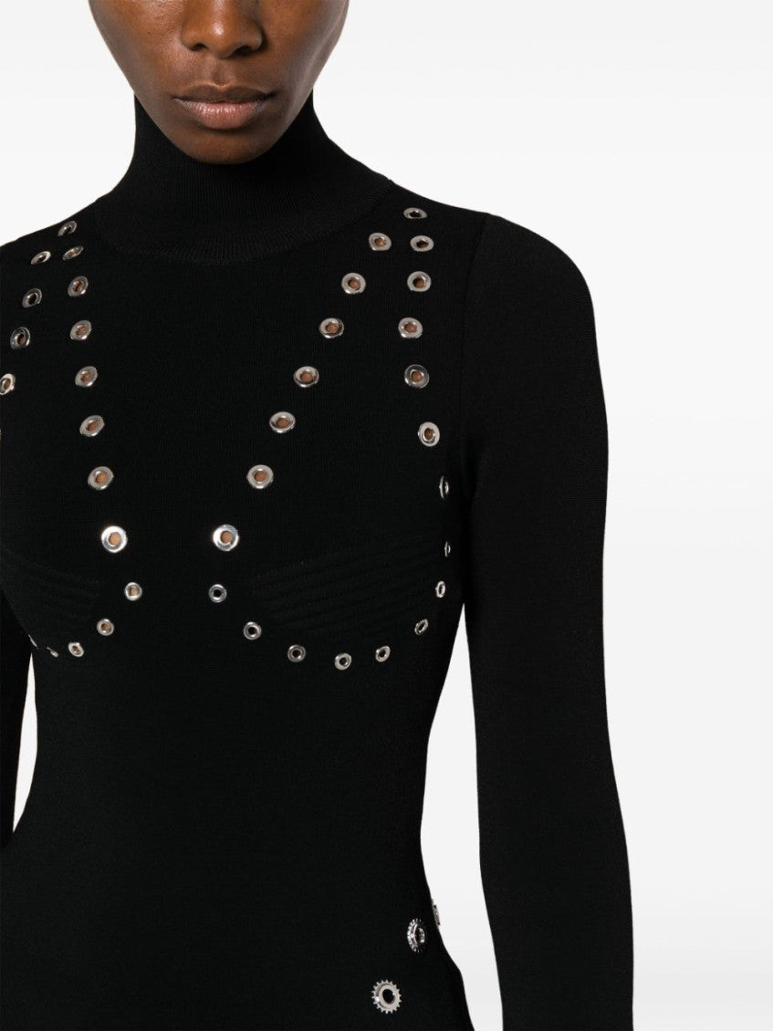 Black High Neck Sweater 3