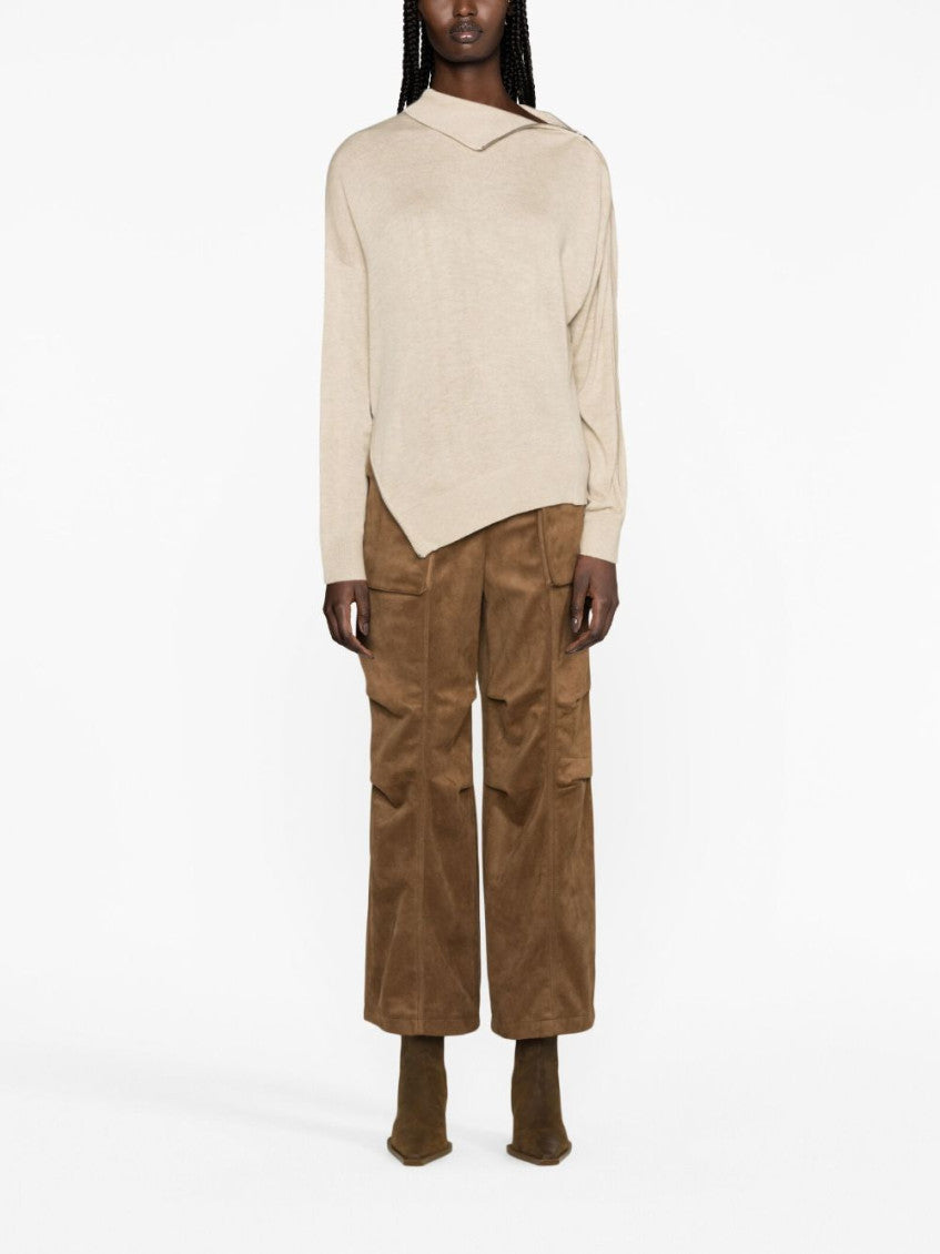 Beige Gaelo Wool Jumper 2