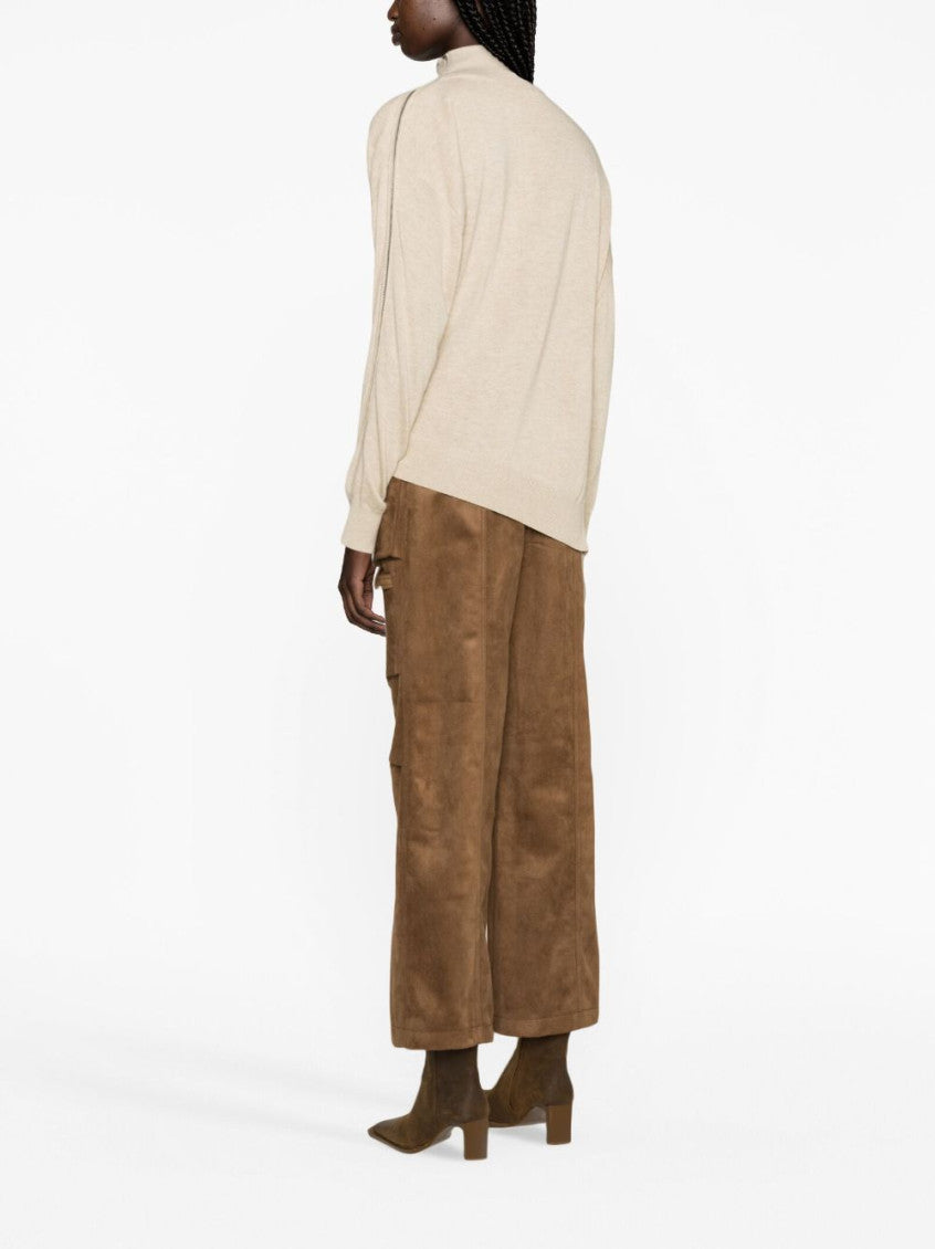 Beige Gaelo Wool Jumper 3