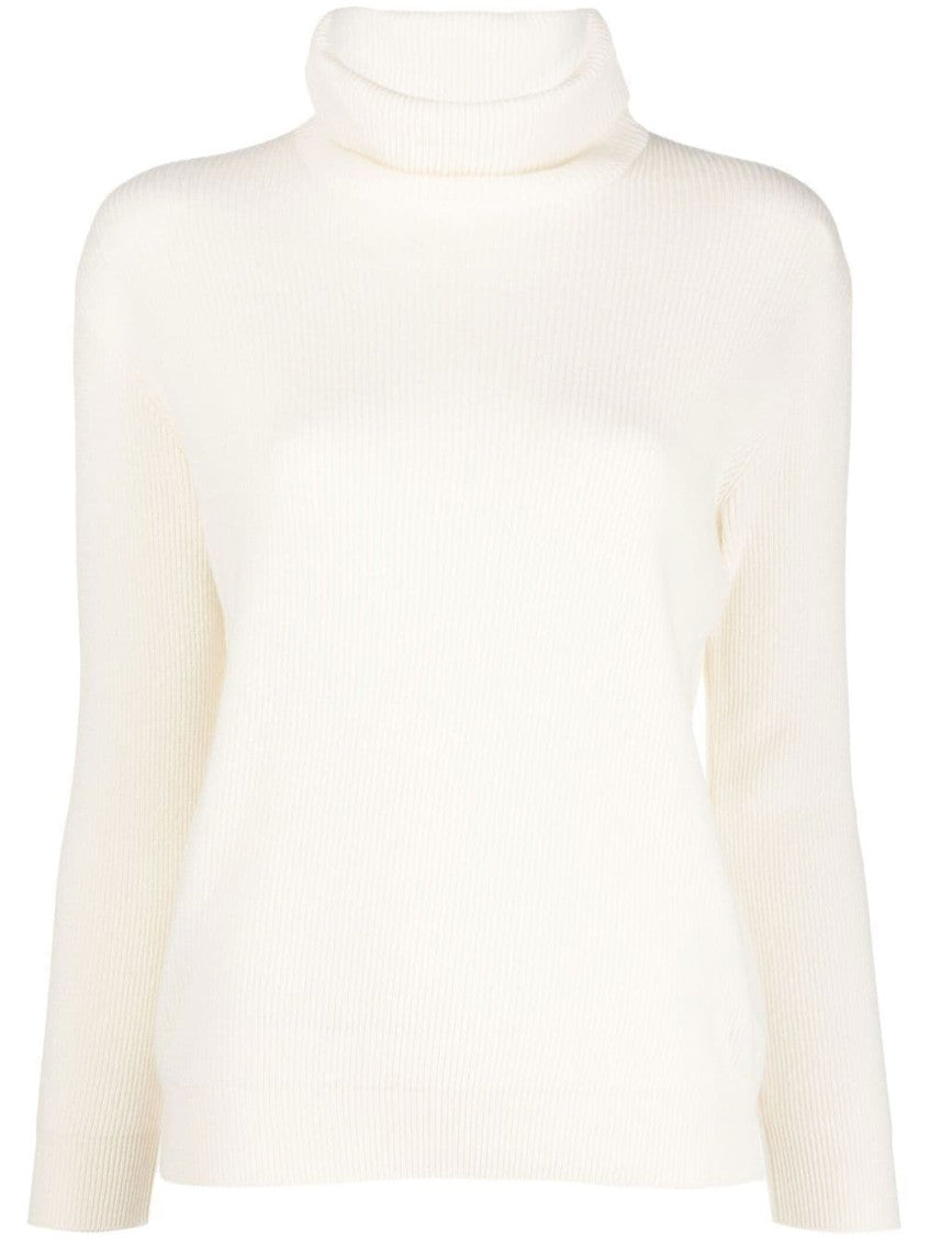 White Turtleneck Sweater 1