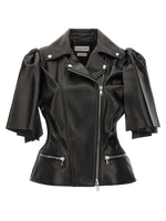 Black Bow Knot Biker Vest 1
