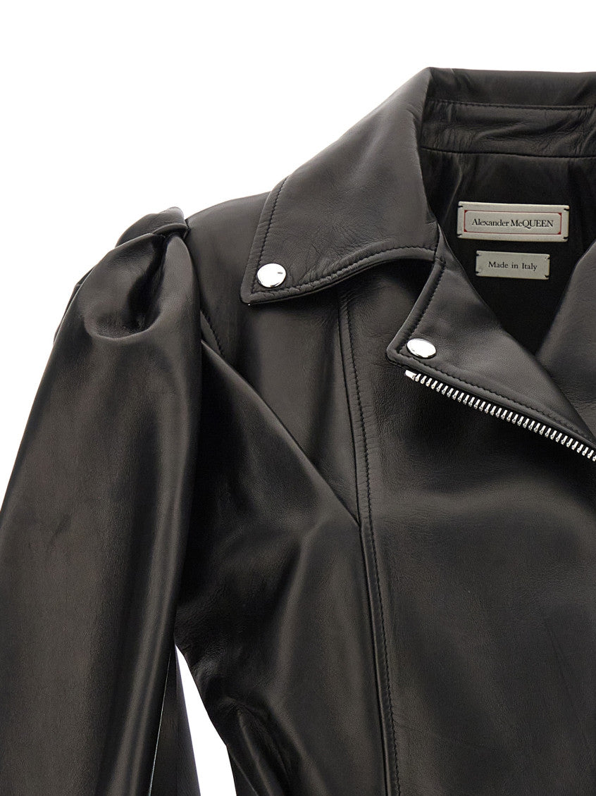 Black Bow Knot Biker Vest 4