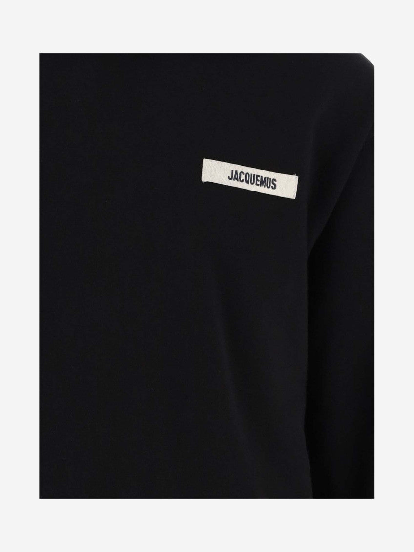 Black Logo Detail Hoodie 3