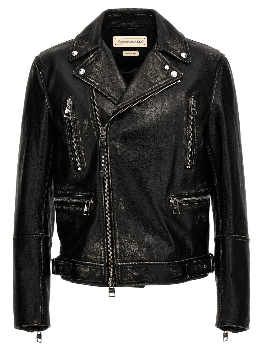 Black Leather Nail 1