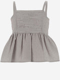 Girls Brown Stretch Cotton Tops 1
