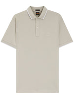 Beige Logo Patch Polo 1