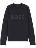 Navy Blue Graphic Logo Sweatshirt 1
