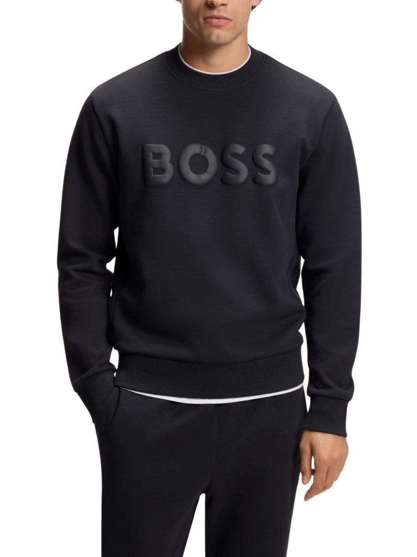 Navy Blue Graphic Logo Sweatshirt 2