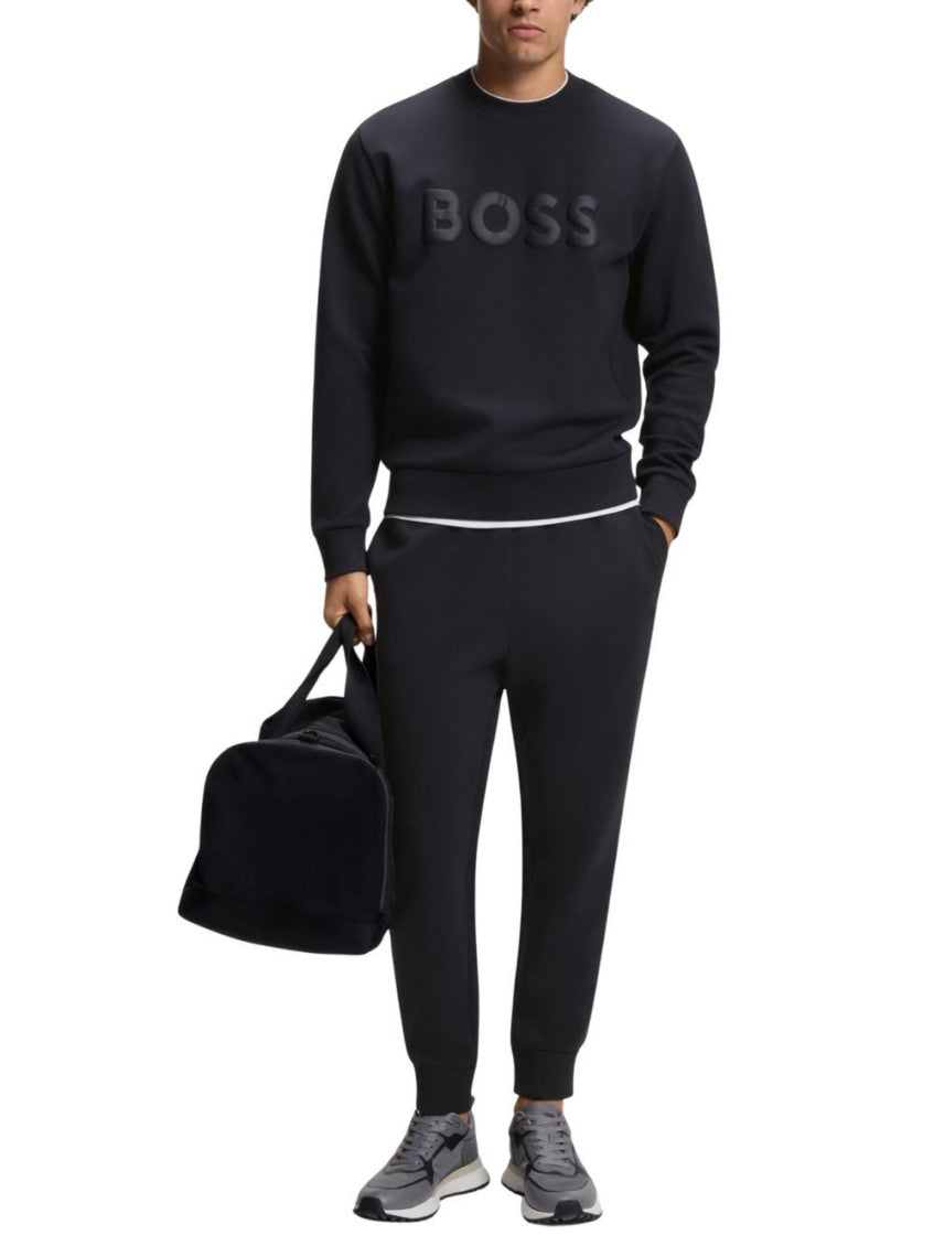 Navy Blue Graphic Logo Sweatshirt 3