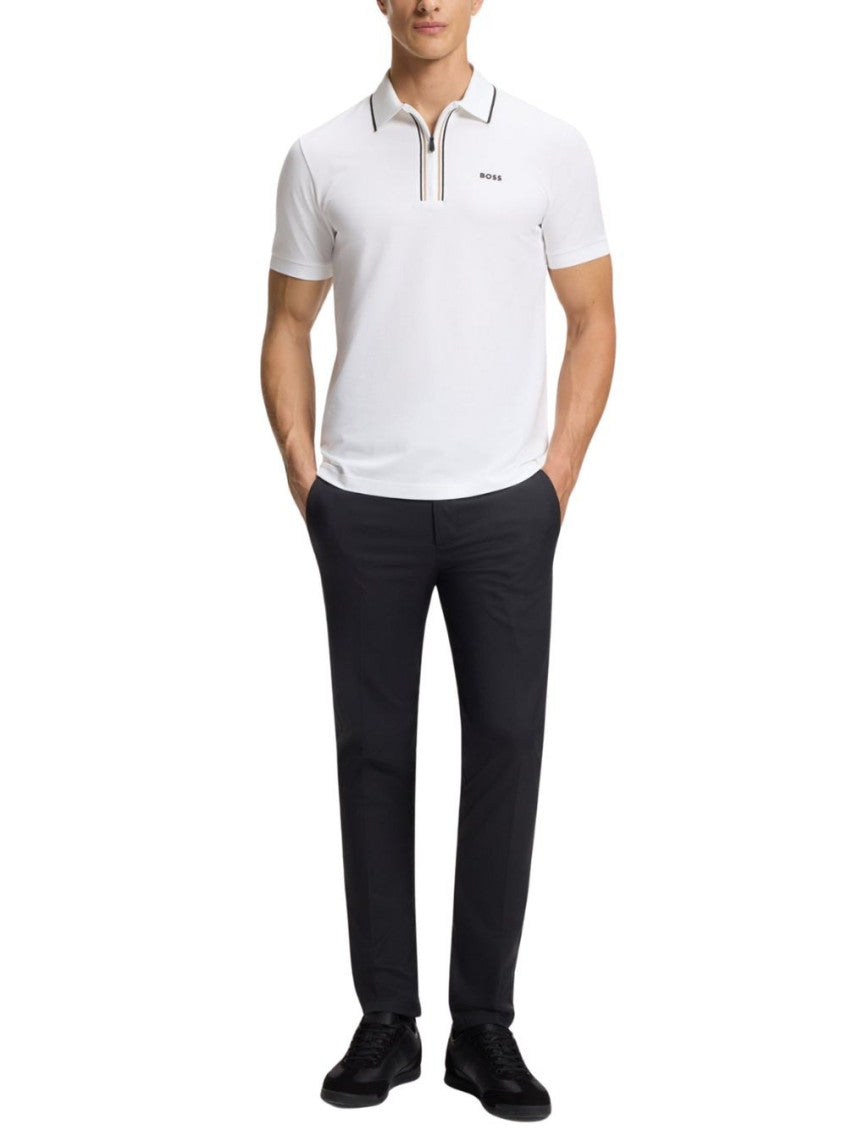 White Cotton Polo Shirt 2