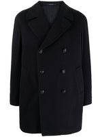 Navy Blue Double-breasted Blazer 1