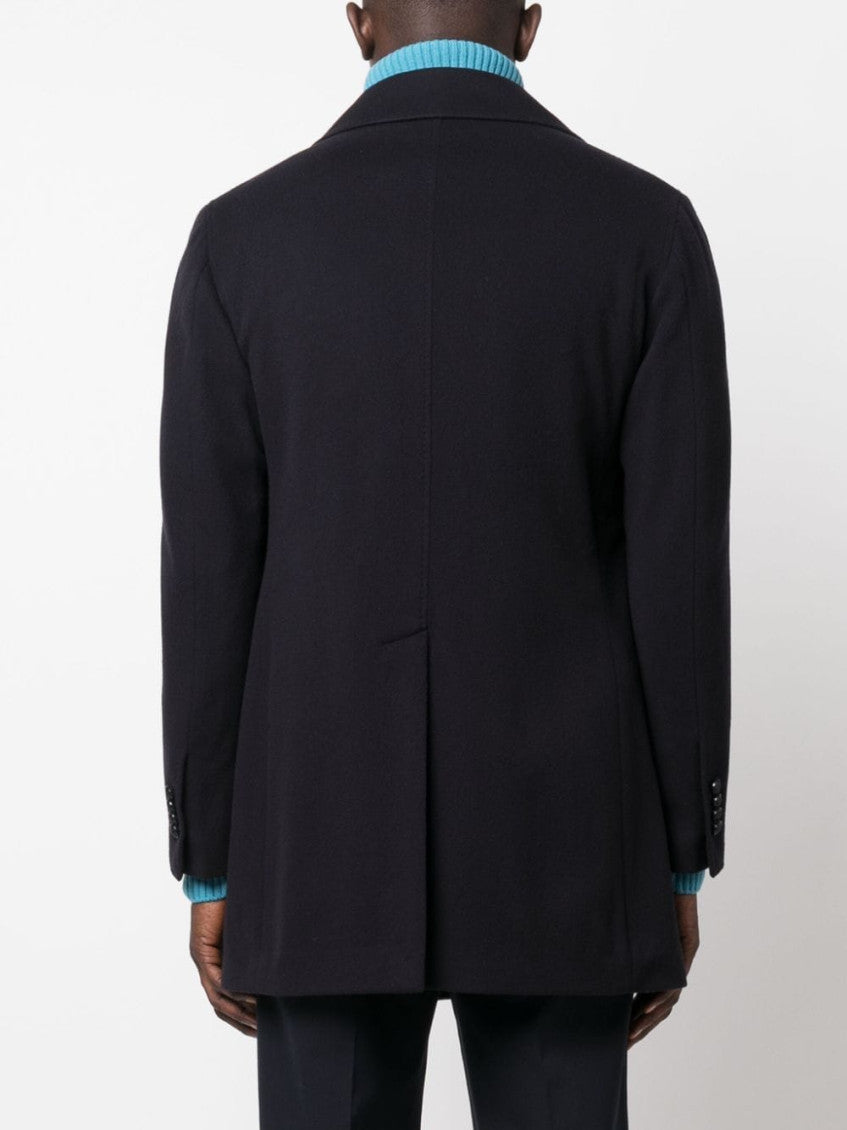 Navy Blue Double-breasted Blazer 5