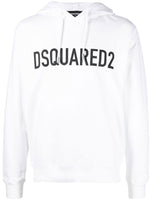 White Logo-print Hoodie 1