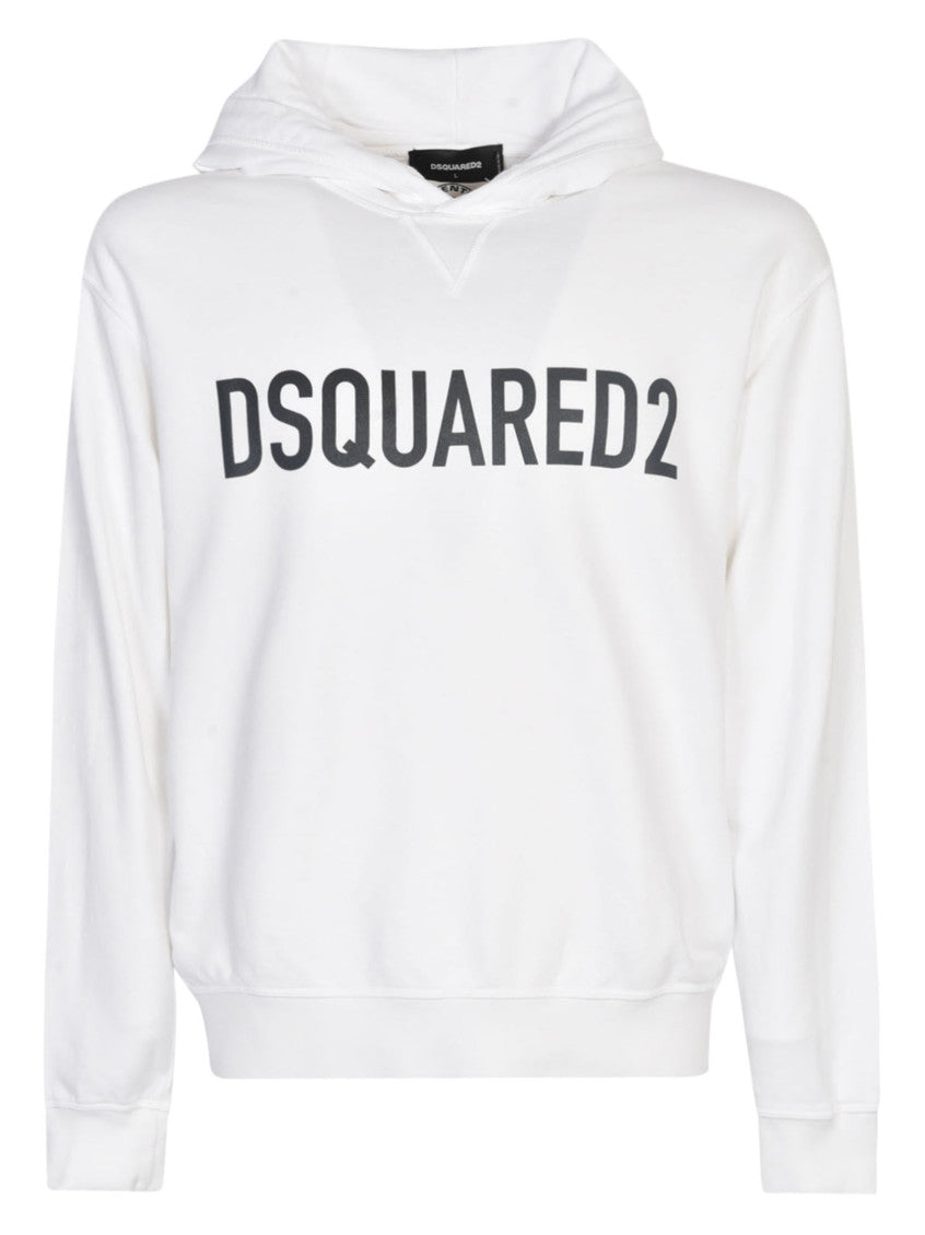 White Logo-print Hoodie 2
