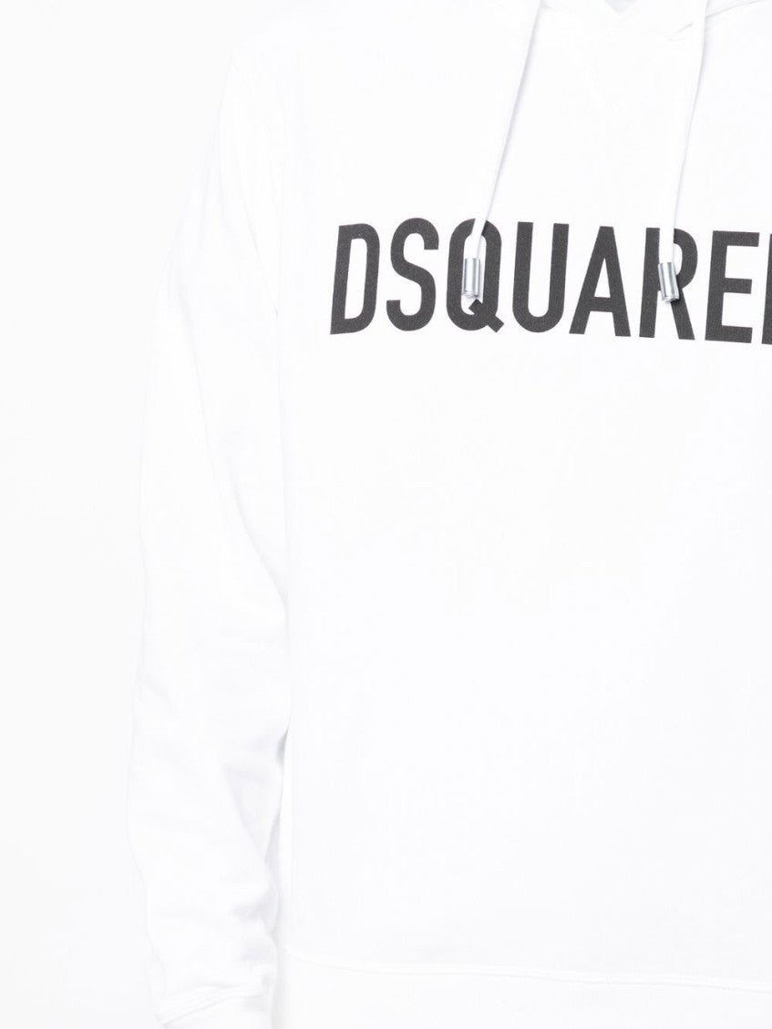 White Logo-print Hoodie 4