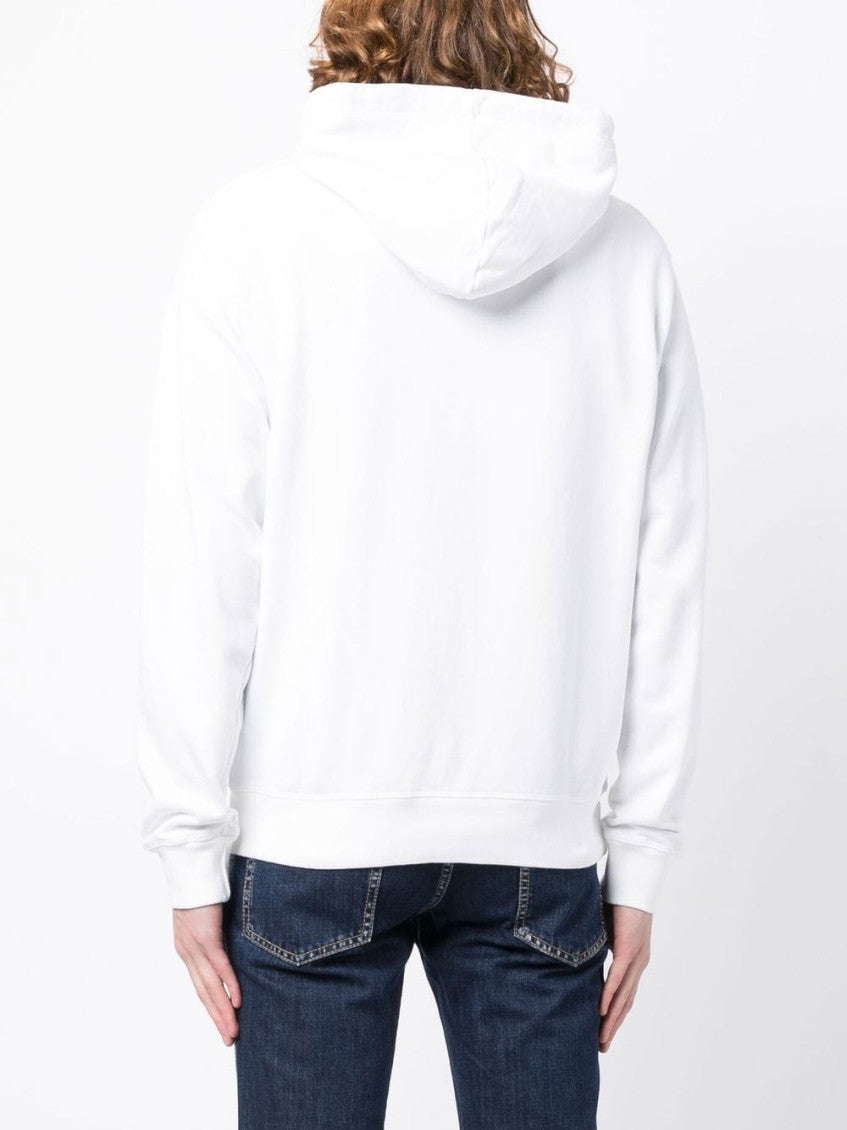 White Logo-print Hoodie 5