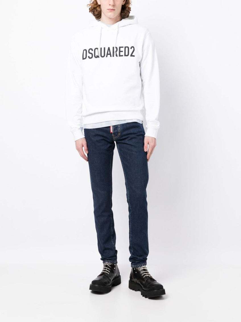 White Logo-print Hoodie 6