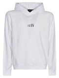 White Icon-print Hoodie 1