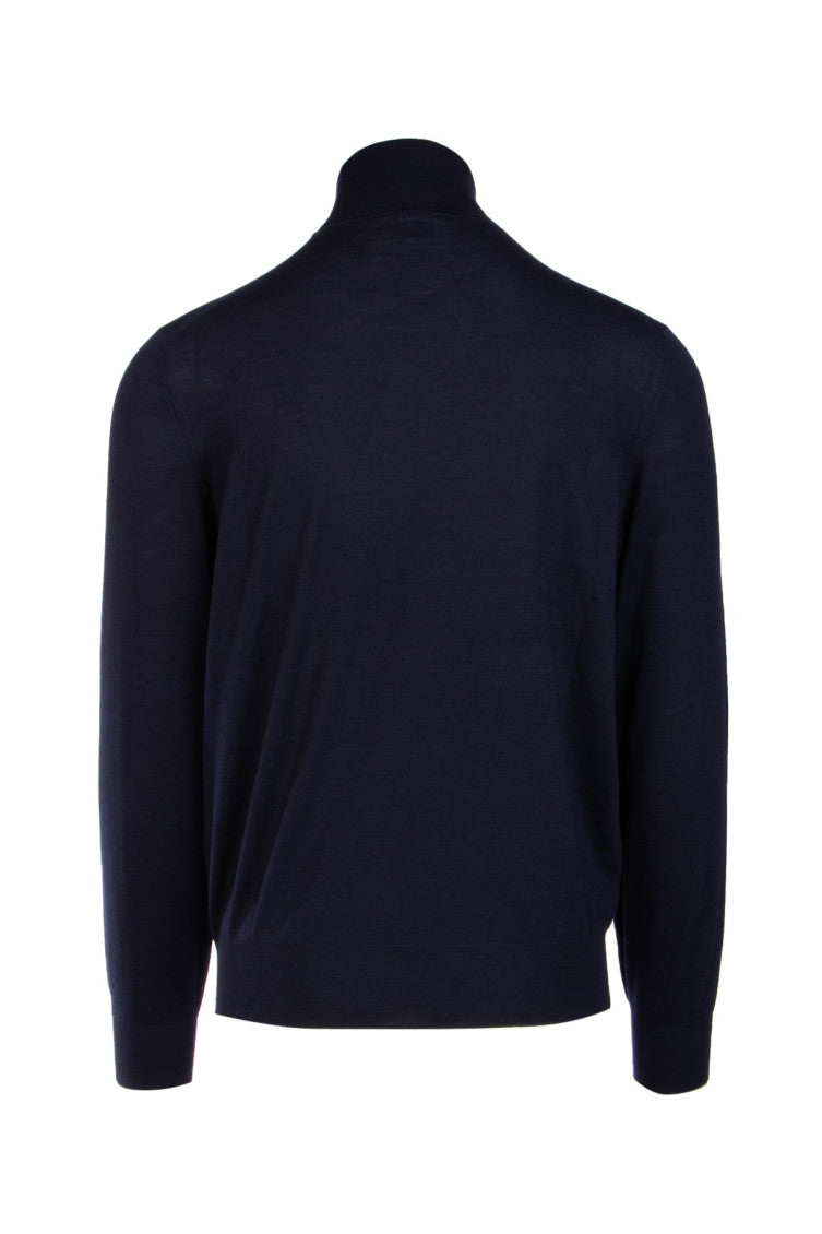 Navy Blue Regular Sweater 2
