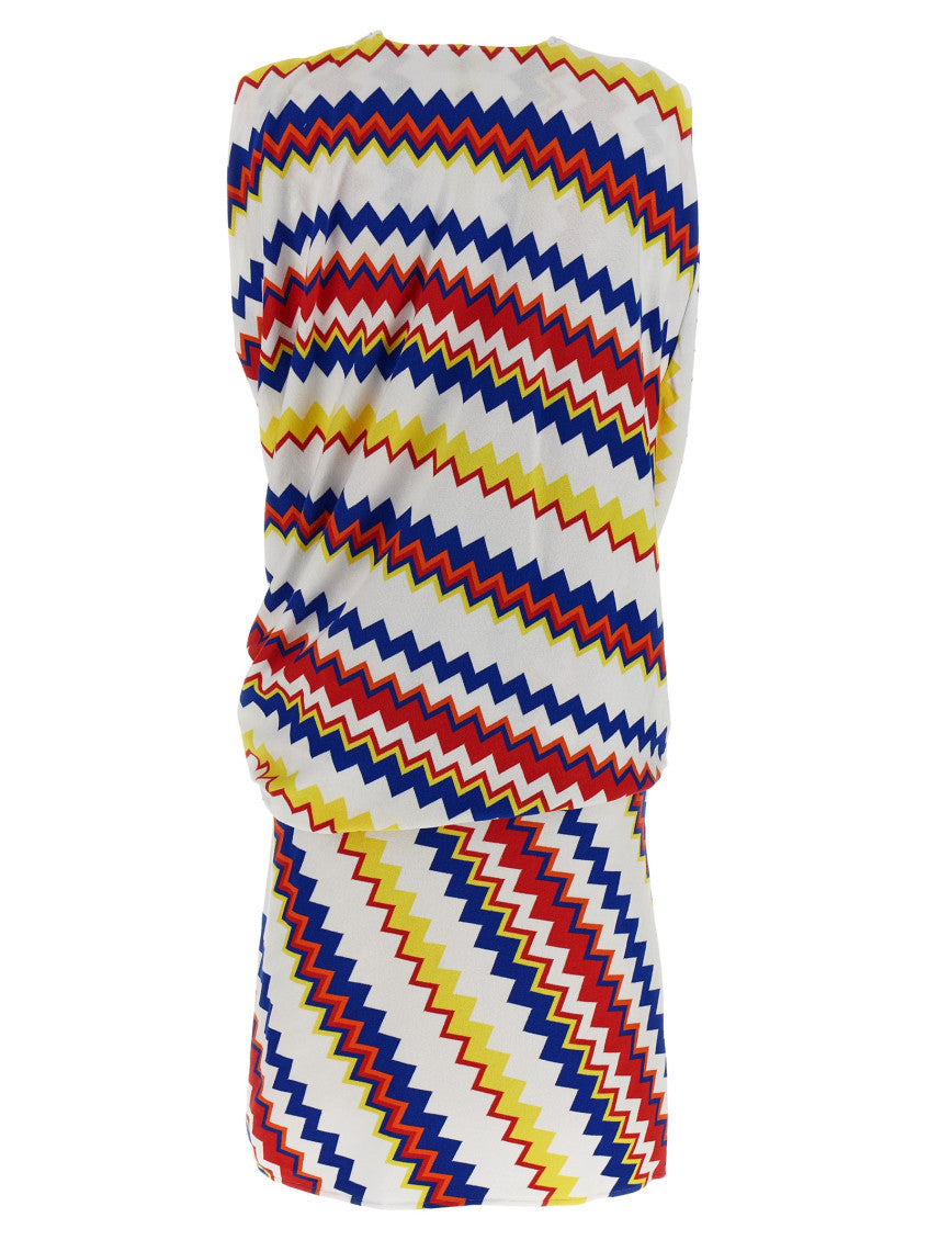 Multicolor Peplos dress 2