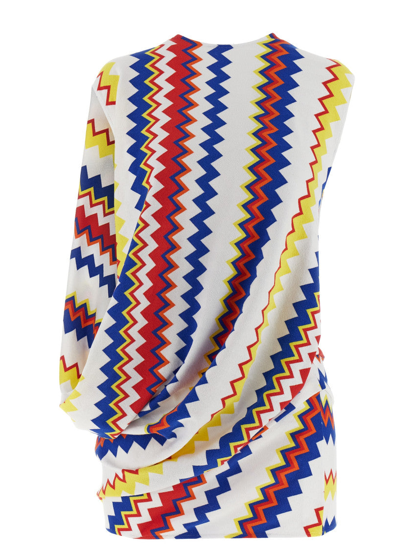 Multicolor Peplos Dress 1